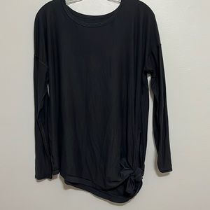 * Lululemon asymmetrical drop waist tie top